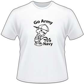 Army Pee On Navy T-Shirt
