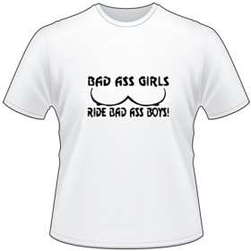 Bad A$$ Girls Ride Bad A$$ Boys T-Shirt