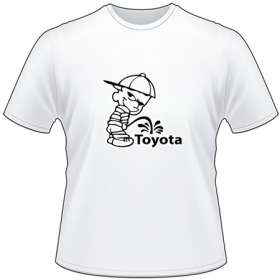 Calvin Pee On Toyota T-Shirt