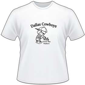Cowboys Pee on Green Bay Packers T-Shirt