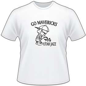 Mavericks Pee On Utah Jazz T-Shirt