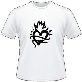 Religious Heart T-Shirt 1113