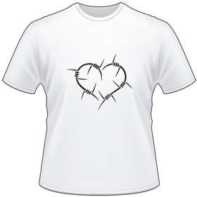 Heart of Barbwire T-Shirt 4056
