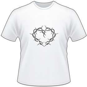 Heart of Barbwire T-Shirt 4058