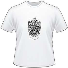 Flaming Skull T-Shirt 17