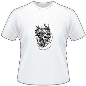 Flaming Skull T-Shirt 41