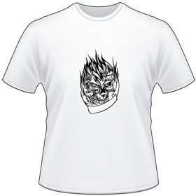 Flaming Skull T-Shirt 42