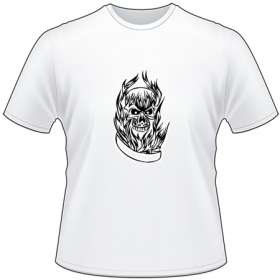 Flaming Skull T-Shirt 45