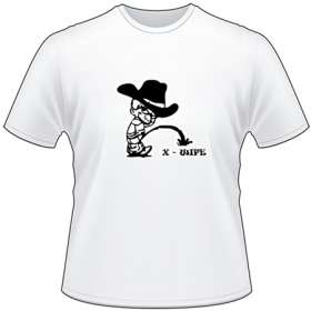 Cowboy Pee On X Wife T-Shirt