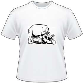 Steer Wrestling 4 T-Shirt