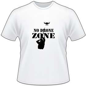 No Drone Zone Shooting T-Shirt