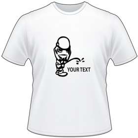 Stormtrooper Pee On T-Shirt