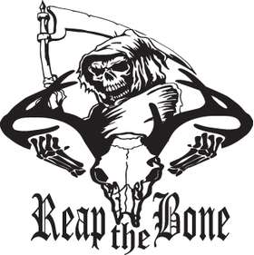 Reap the Bone Reaper and Skull Sticker 2