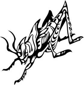 Predatory Insect Sticker 43