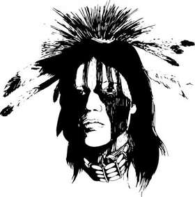 Native American Sticker 70