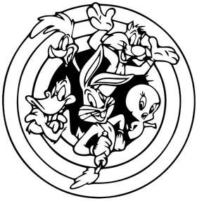 Looney Tunes Team Sticker