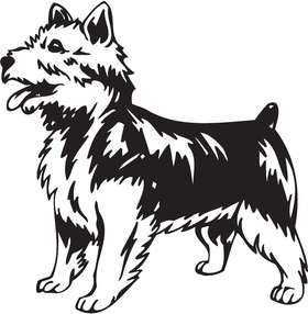 Australian Terrier Dog Sticker