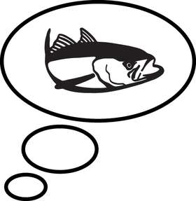 Thinking Tuna Sticker