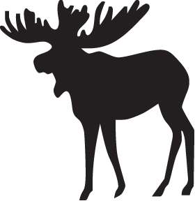 Moose Sticker 19