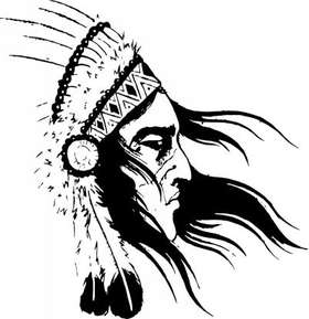 Native American Sticker 6