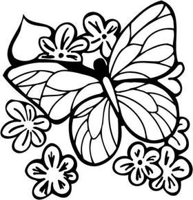 Tribal Flower Sticker 284