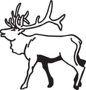 Elk Sticker 31