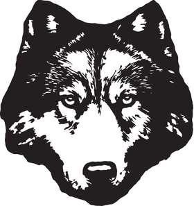 Wolf Head Sticker 7