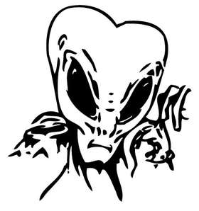 Alien Sticker 18