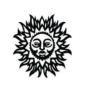 Sun Sticker 25