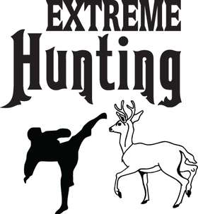 Extreme Hunting Buck Sticker