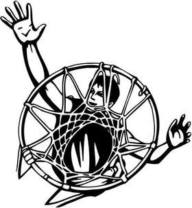 Extreme Basketball Sticker 2149