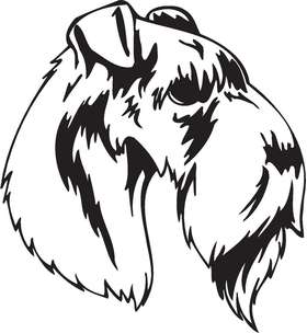 Kerry Blue Terrier Dog Sticker