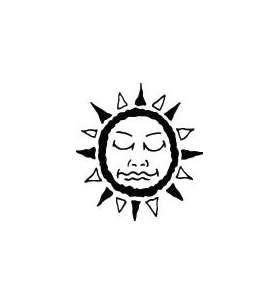 Sun Sticker 143