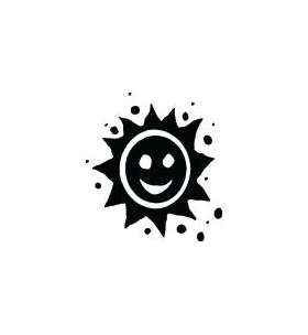 Sun Sticker 197