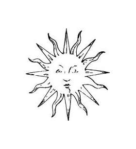 Sun Sticker 133