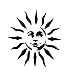 Sun Sticker 58
