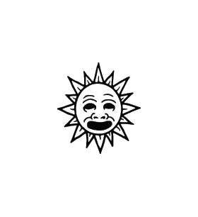 Sun Sticker 216