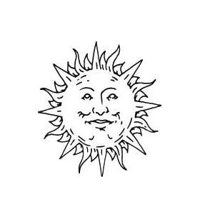 Sun Sticker 173