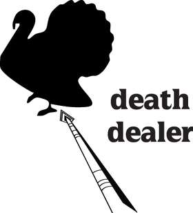 Death Dealer Turkey Bowhunting Sticker