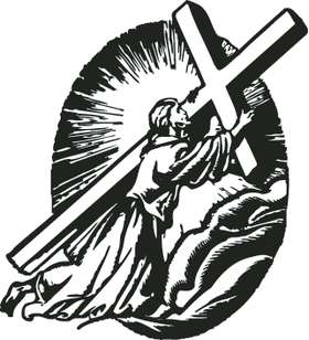 Savior Cross Sticker 3104