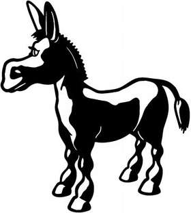 Donkey 6 Sticker