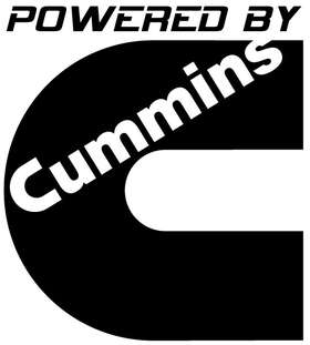 Powered By Cummins Sticker