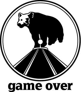 Bear Game Over Sticker 2