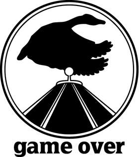 Game Over Duck Sticker