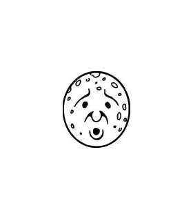Moon Sticker 251