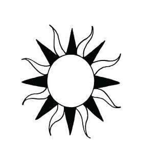 Sun Sticker 293