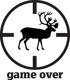 Game Over Caribou Sticker 2