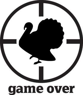 Game Over Turkey Sticker 2