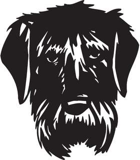 Black Russian Terrier Dog Sticker