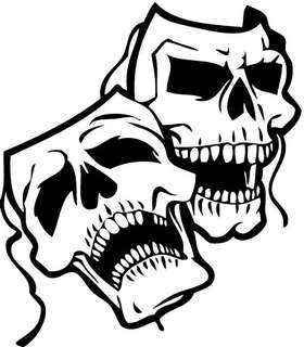 Skull 6 Sticker
